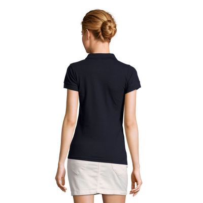 Поло женское PORTLAND WOMEN 200, темно-синий, серый-4