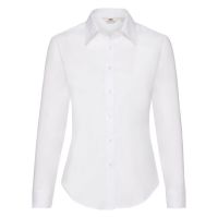 Рубашка женская LONG SLEEVE OXFORD SHIRT LADY-FIT 130, белый
