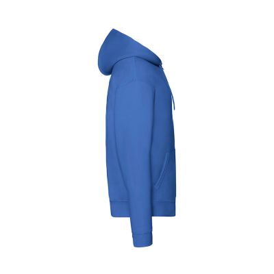 Толстовка с начесом PREMIUM HOODED SWEAT JACKET 280, серый меланж-2