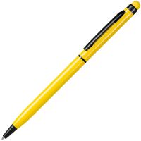 Ручка шариковая со стилусом TOUCHWRITER BLACK, глянцевый корпус, желтый