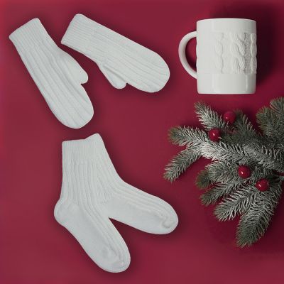 Набор подарочный WINTER WELL, бежевый-3