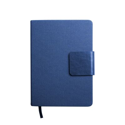 Ежедневник недатированный Mod, А5, синий, кремовый блок-1