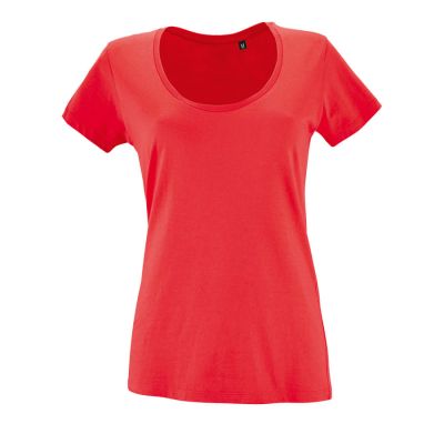 Футболка женская METROPOLITAN, бордовый-0