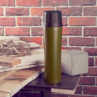 Термос вакуумный 'Warrior', зеленый-4