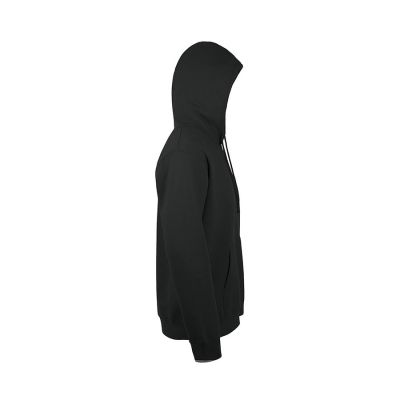 Толстовка унисекс с капюшоном SNAKE 280, черный-2