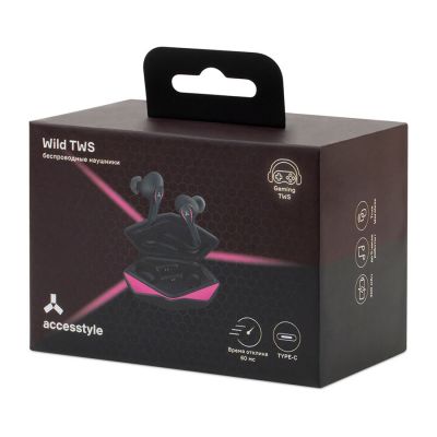 Беспроводные наушники Accesstyle Wild TWS, фиолетовый-7