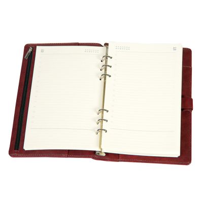 Ежедневник недатированный Coach, формат B5 в подарочной коробке, бордовый-2