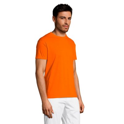 Футболка унисекс REGENT 150, оранжевый-5