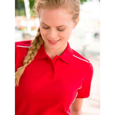 Поло женское NEW ALPENA 200, белый-12