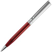 Ручка шариковая VOYAGE, красный, серебристый