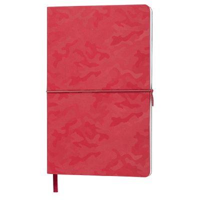 Бизнес-блокнот Tabby Franky, гибкая обложка, в клетку, красный, ярко-красный-0