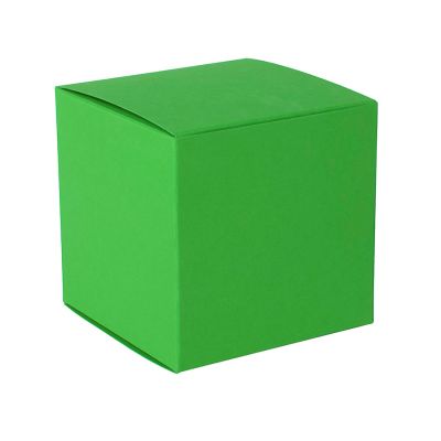 Коробка подарочная CUBE размер 9 x 9 x 9 см, зеленое яблоко-1