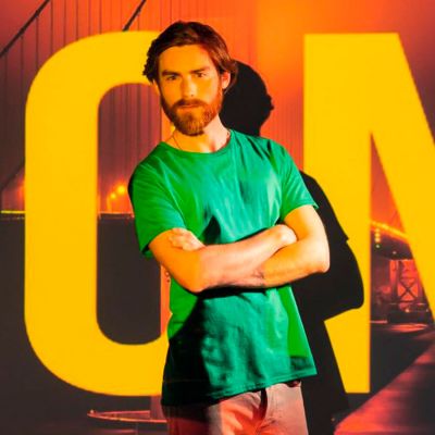 Футболка мужская ICONIC 150, желтый-5