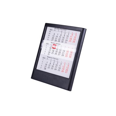 Календарь настольный, календарная сетка на 2023 - 2024 г., черный-1