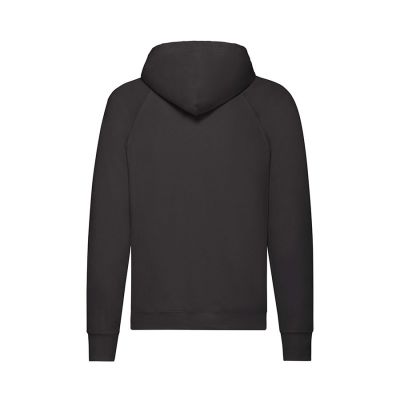 Толстовка без начеса LIGHTWEIGHT HOODED SWEAT 240, черный-1