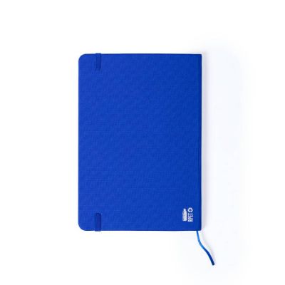 Блокнот MEIVAX, рециклированный полиэстер, синий-1
