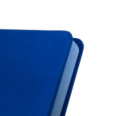 Ежедневник недатированный Softie, А5, синий, блок в клетку, синий обрез-1