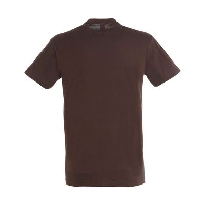 Футболка унисекс REGENT 150, шоколадный-1
