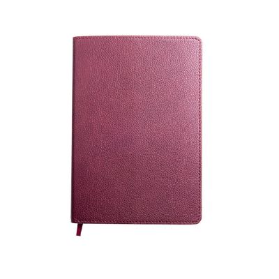 Ежедневник недатированный портфолио Mark, А5, бордовый, кремовый блок, золотой срез-1
