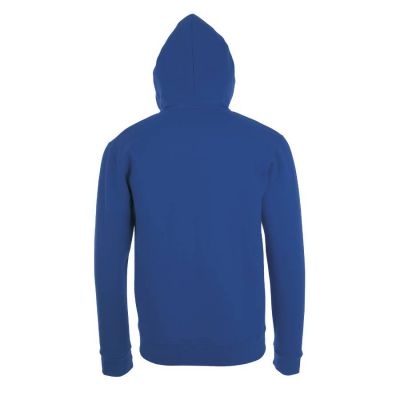 Толстовка худи унисекс на молнии STONE 260, ярко-синий-1