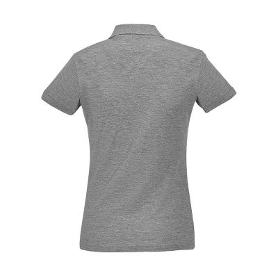 Поло женское PASSION 170, серый меланж-1