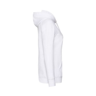 Толстовка женская без начеса LIGHTWEIGH HOODED SWEAT 240, белый-2