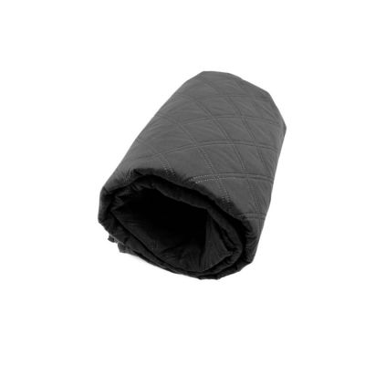 Плед KONJOR, 130х160 см,  микрофибра; 100% полиэстер, черный-2