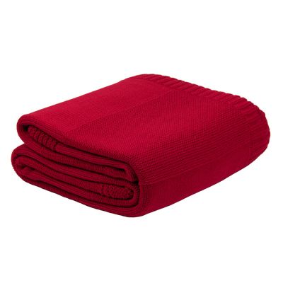 Плед ELSKER MAXI, красный, шерсть 30%, акрил 70%, 180*200 см-0