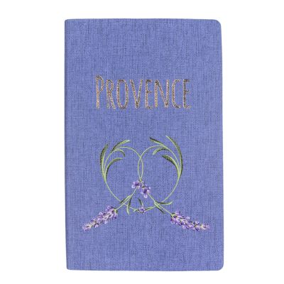 Бизнес-блокнот А5  'Provence', сиреневый, мягкая обложка, в клетку-1
