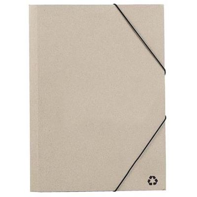 Папка ECOSUM A4, рециклированный картон, бежевый-0