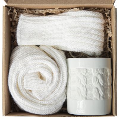 Набор подарочный WINTER WELL, бежевый-2