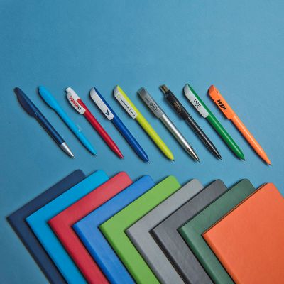 Бизнес-блокнот AUDREY, формат А5, в линейку, голубой-5