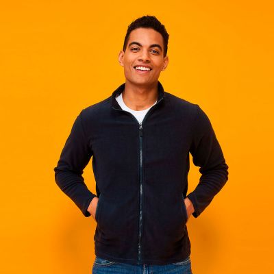 Толстовка на молнии мужская NORMAN MEN 220, темно-серый-3