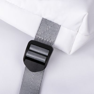 Мягкий рюкзак RUN с утяжкой, белый, серый-4