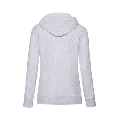 Толстовка женская без начеса LIGHTWEIGH HOODED SWEAT 240, серый меланж-1