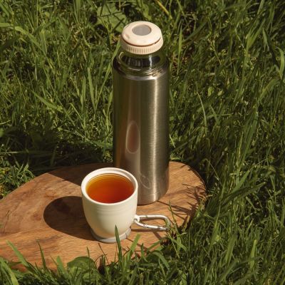 Термос вакуумный ESCAPE, серебристый-2