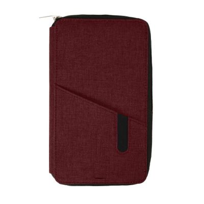 Органайзер дорожный с зарядным устройством PORTABLE (4000mAh), бордовый-0