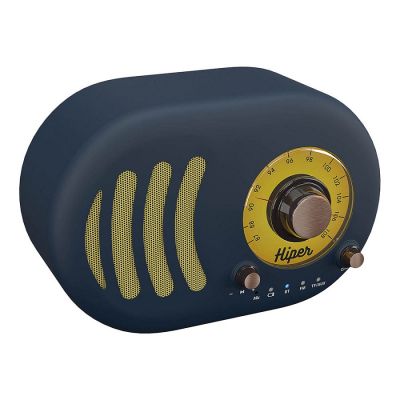 Колонка беспроводная RETRO S, цвет т.синий, темно-синий-0