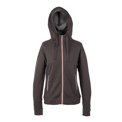 Толстовка худи на молнии с начесом LAS VEGAS LADY 280, темно-серый-0