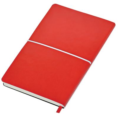 Бизнес-блокнот А5  'Franky' ,  в линейку, красный-1