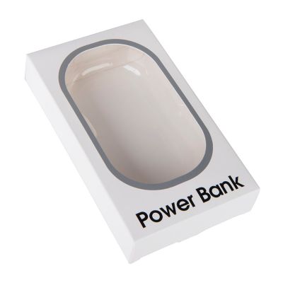 Универсальное зарядное устройство SEASHELL-1 (2000 mAh), белый-4