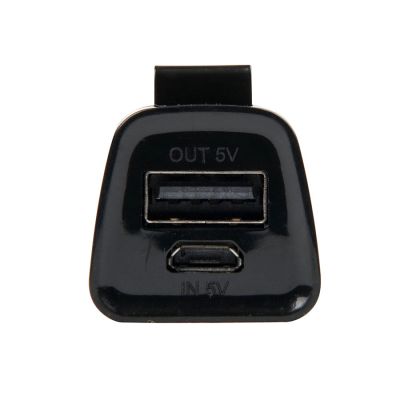 Универсальное зарядное устройство 'Tower' (2200mAh), серебристый, черный-8