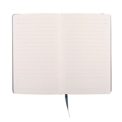 Бизнес-блокнот 'Fancy', 130*210 мм, серый/желтый, твердая обложка,  резинка 10 мм, блок-линейка, серый, желтый-1