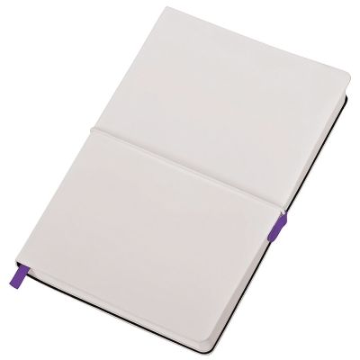 Бизнес-блокнот А5  'Franky' , мягкая обложка, в линейку, фиолетовый-2