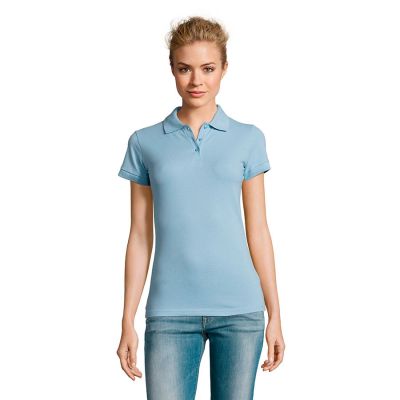 Поло женское PERFECT WOMEN 180, голубой-3