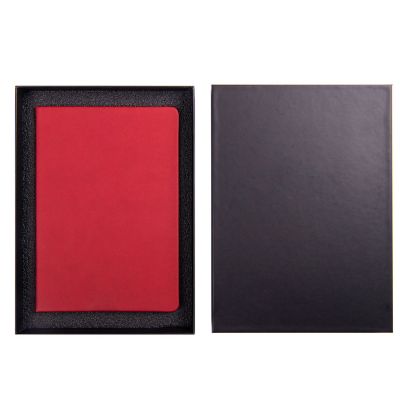 Коробка подарочная для ежедневника с ложементом, размер 14,5  х 20,5  см, черный-2