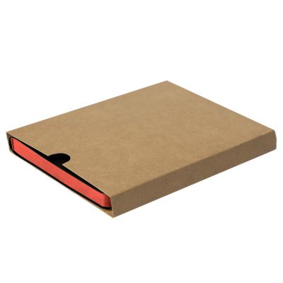 Ежедневник недатированный Stellar, А5, черный, кремовый блок  в линейку, с красным обрезом, черный, красный-7