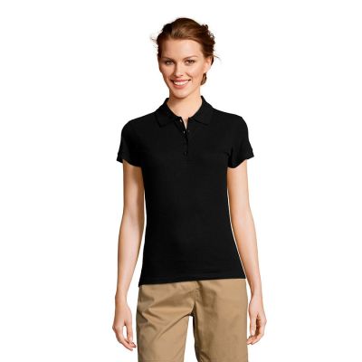 Рубашка поло женская PEOPLE 210, черный-3