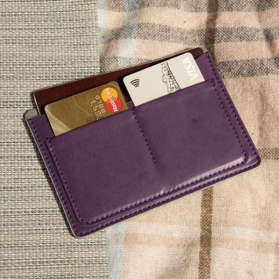 Холдер для паспорта и карт  EMOTION, фиолетовый-2