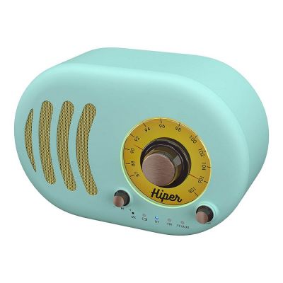 Колонка беспроводная RETRO S, цвет голубой-2